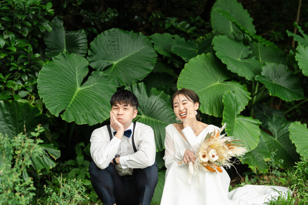 ナチュラルな雰囲気の前撮り